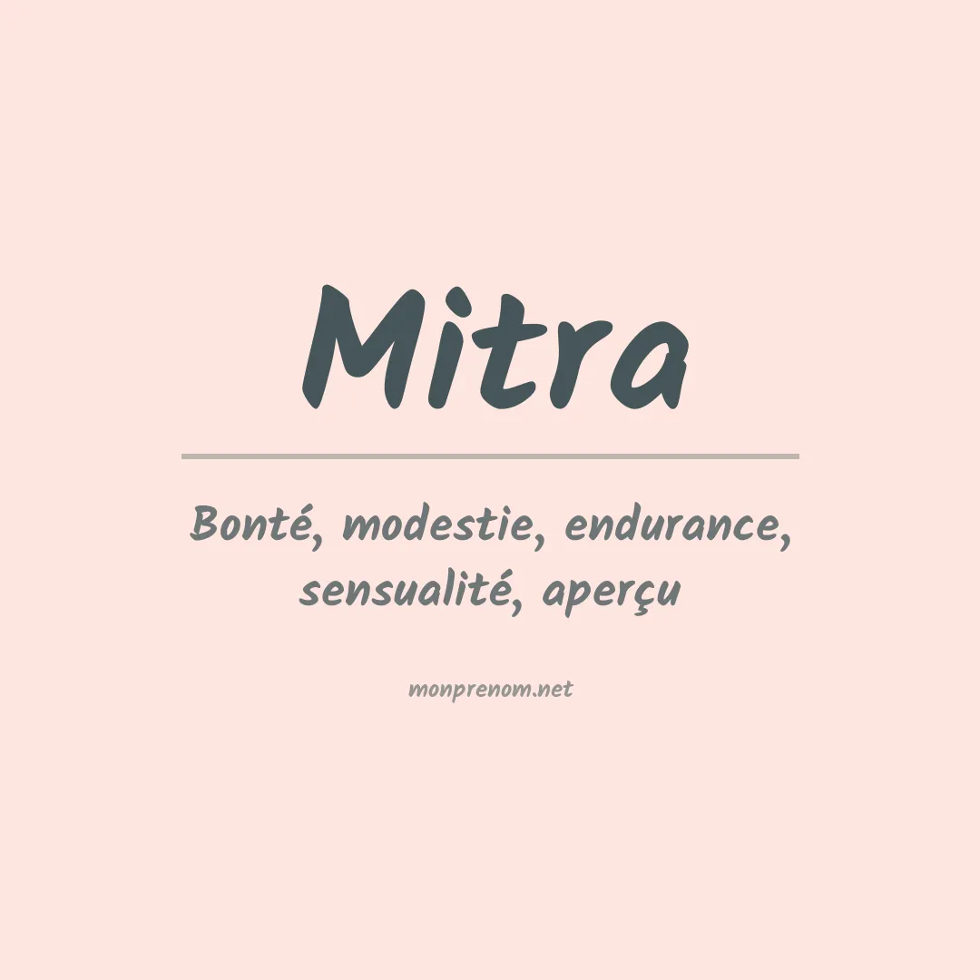 Prénom Mitra
