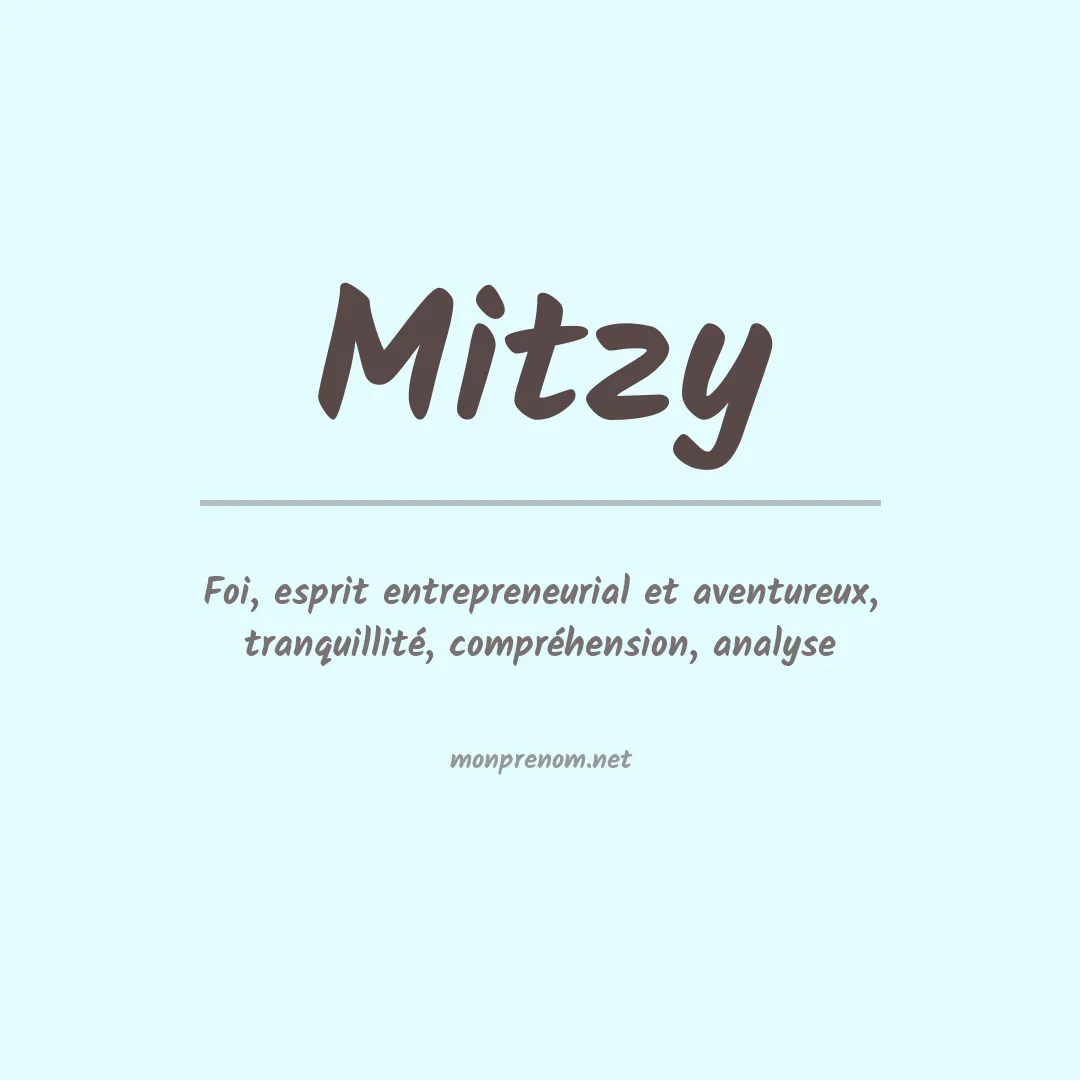 Prénom Mitzy