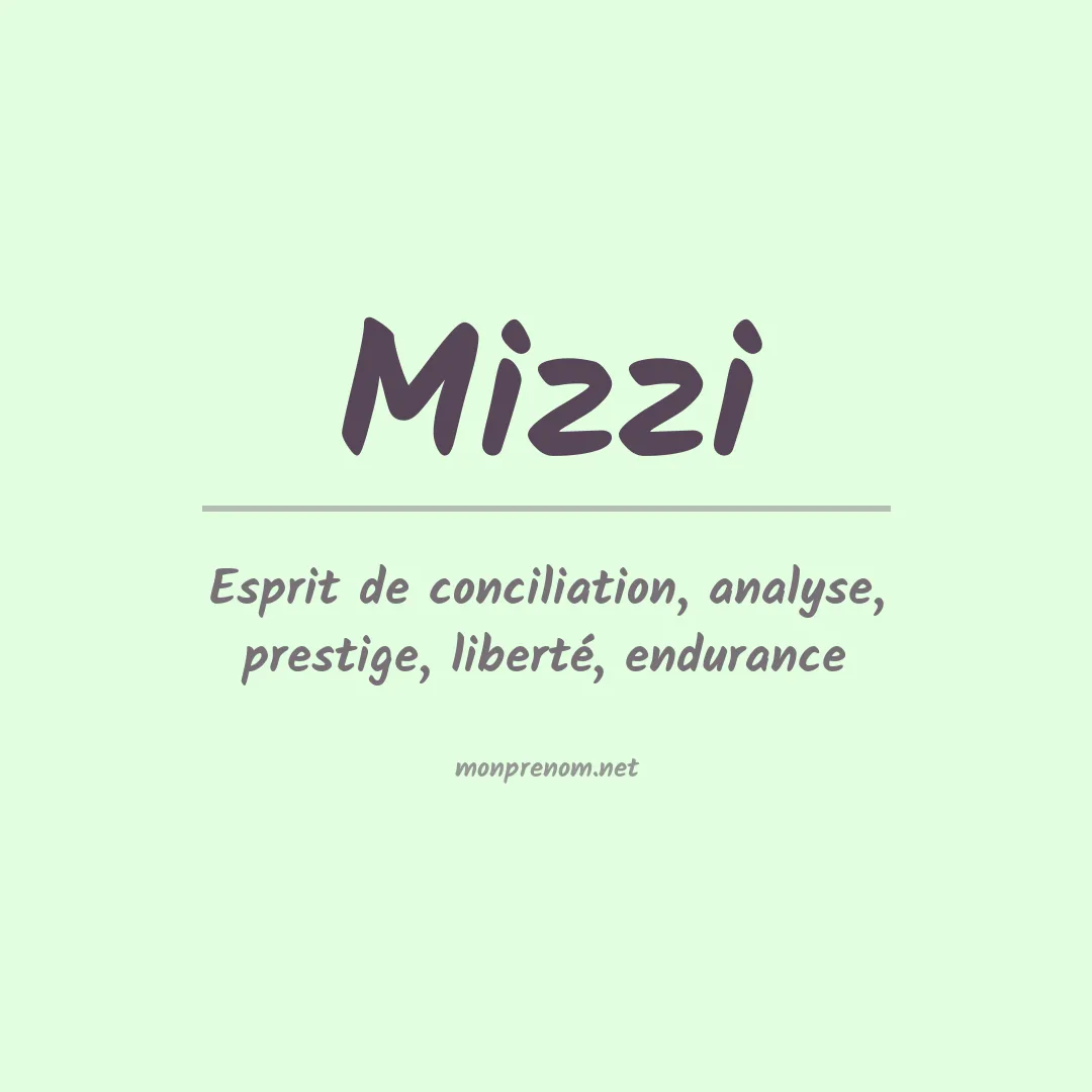 Prénom Mizzi