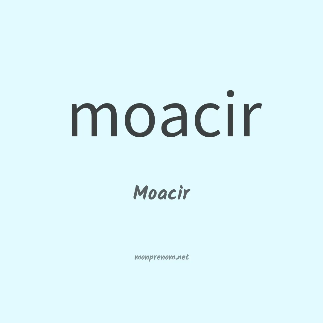 Moacir en chinois