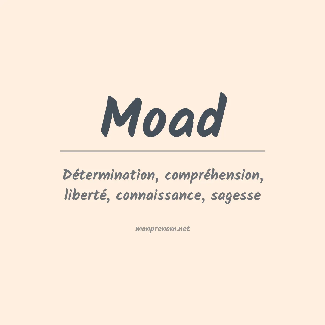 Prénom Moad