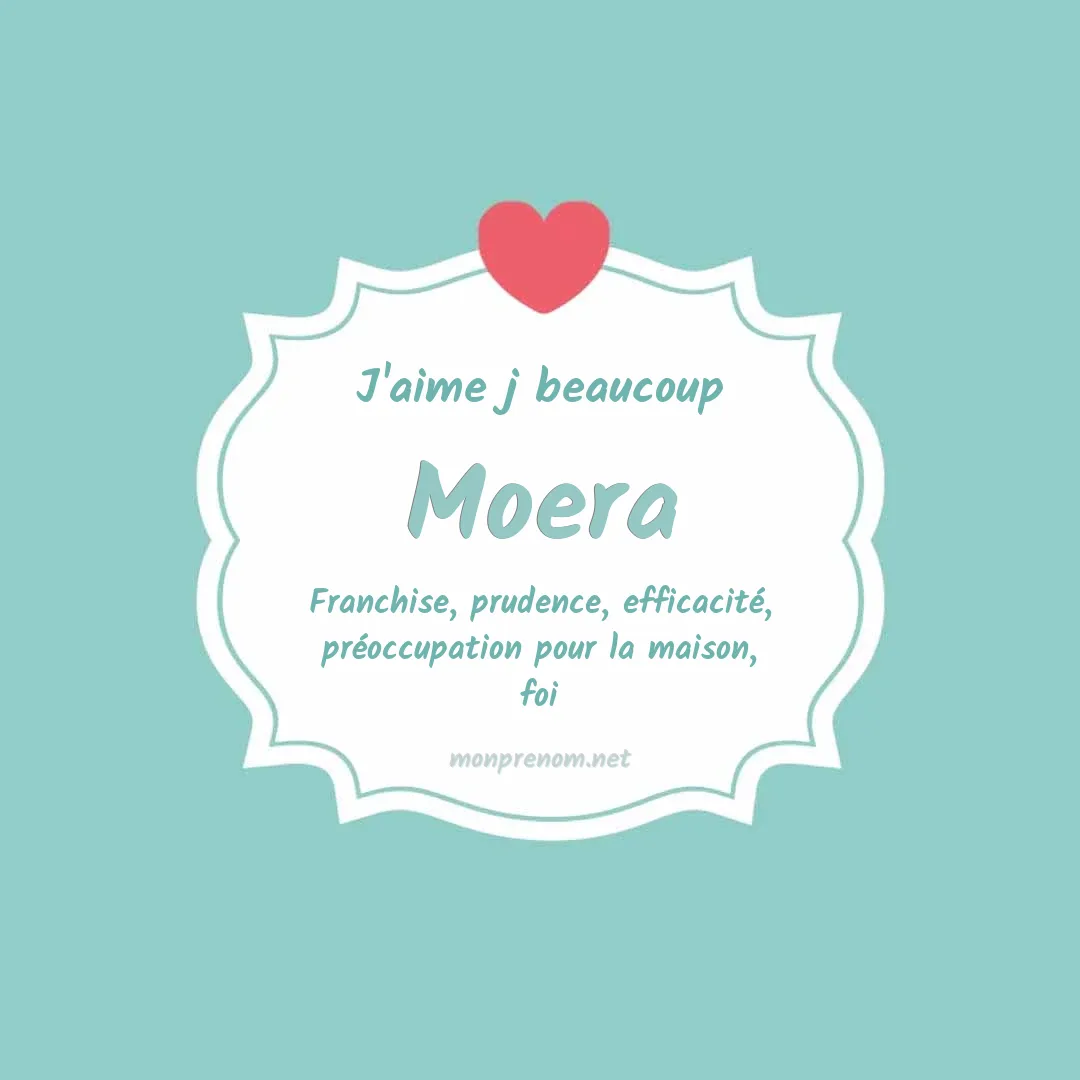J'aime beaucoup Moera