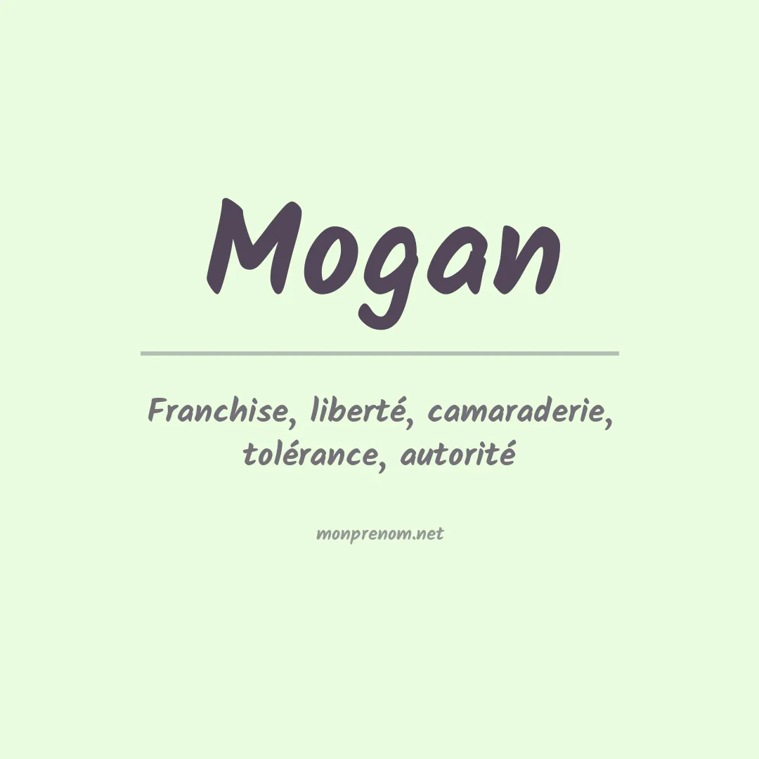 Prénom Mogan