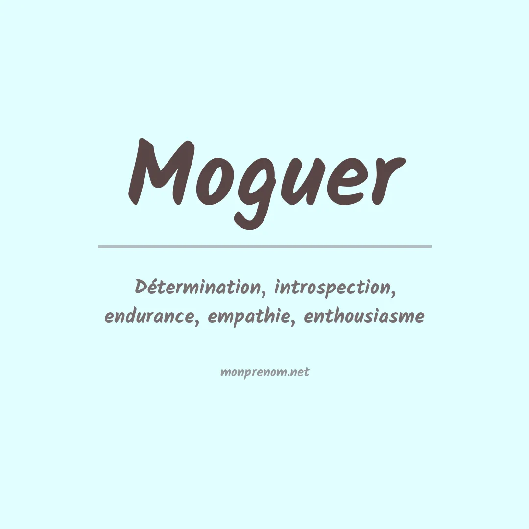 Signification du prénom Moguer