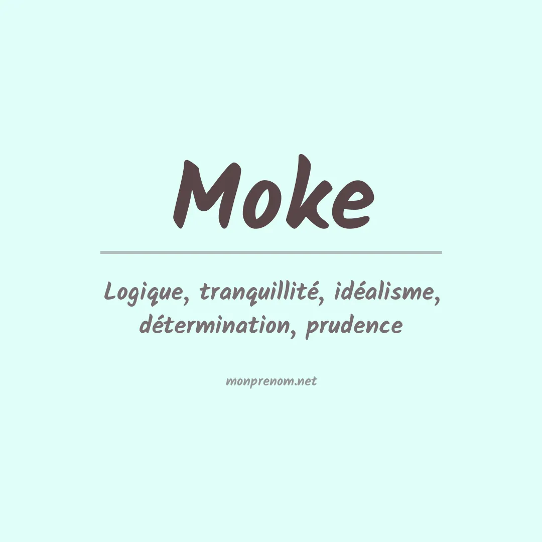 Prénom Moke