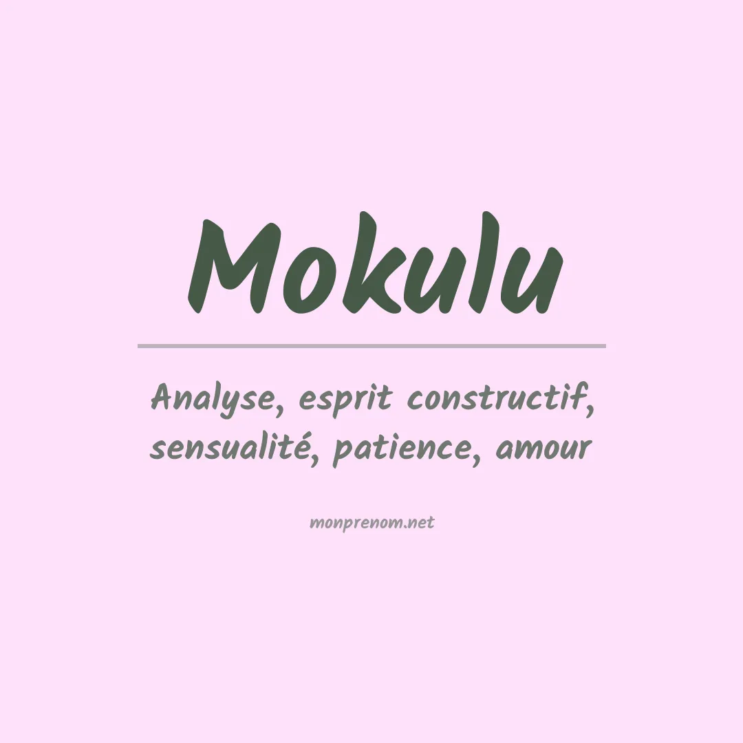 Prénom Mokulu