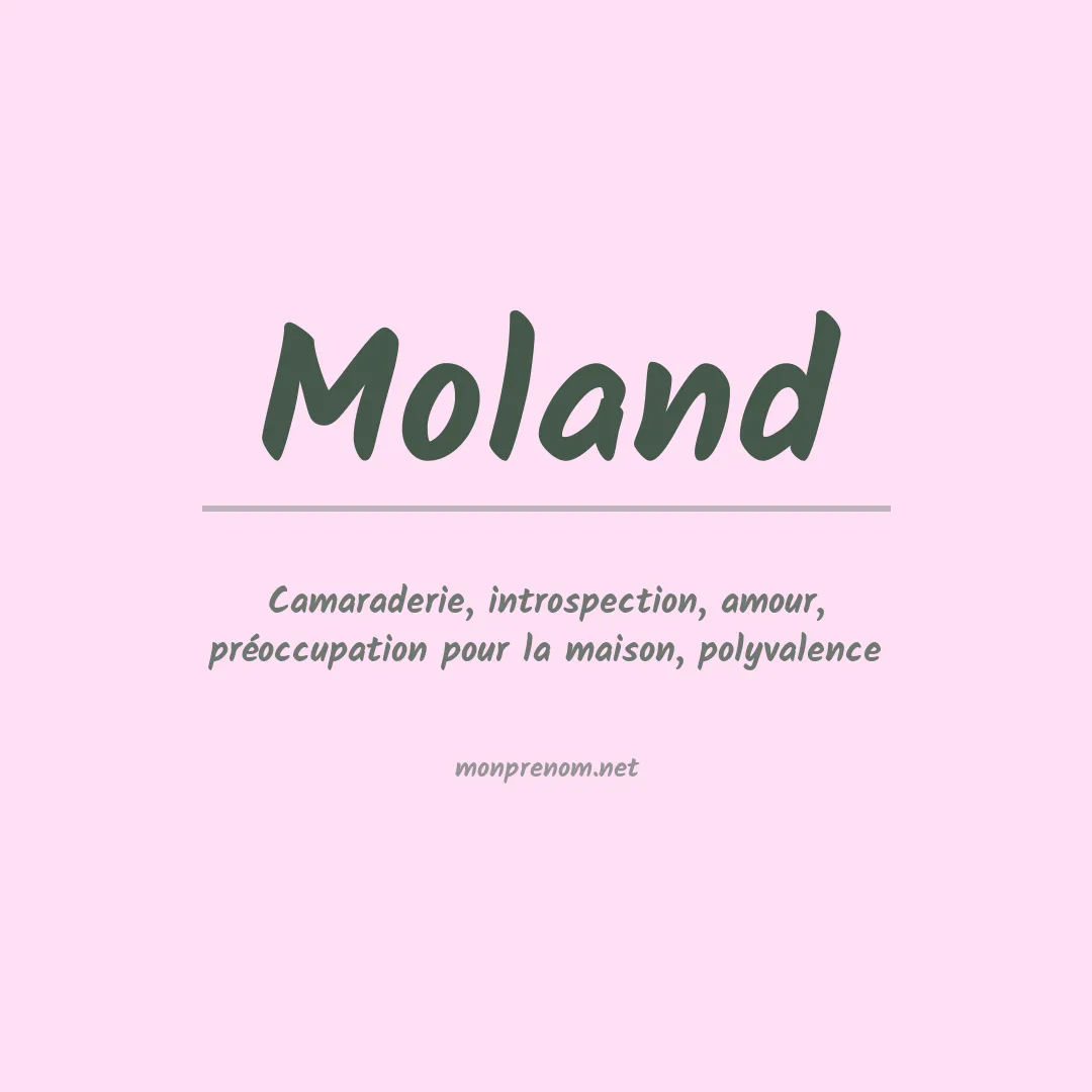 Prénom Moland
