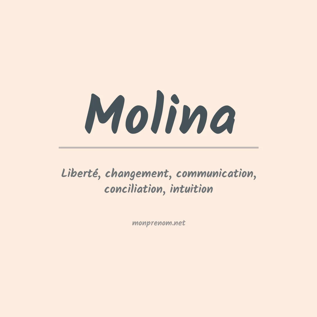 Prénom Molina
