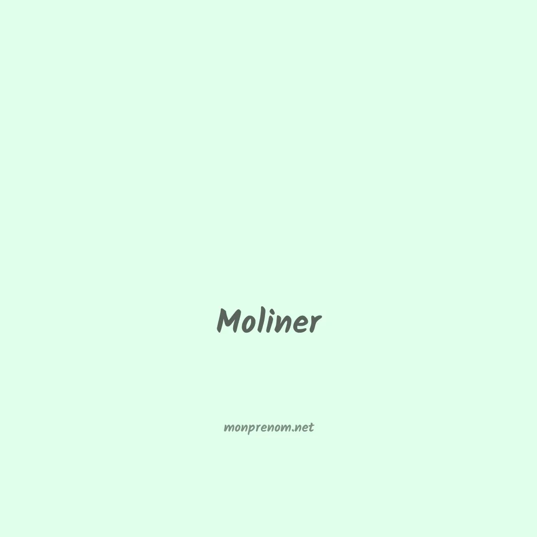 Moliner en chinois