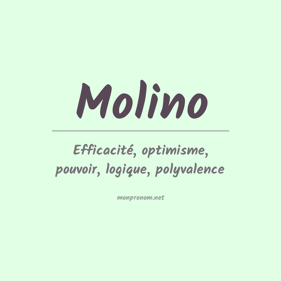 Prénom Molino