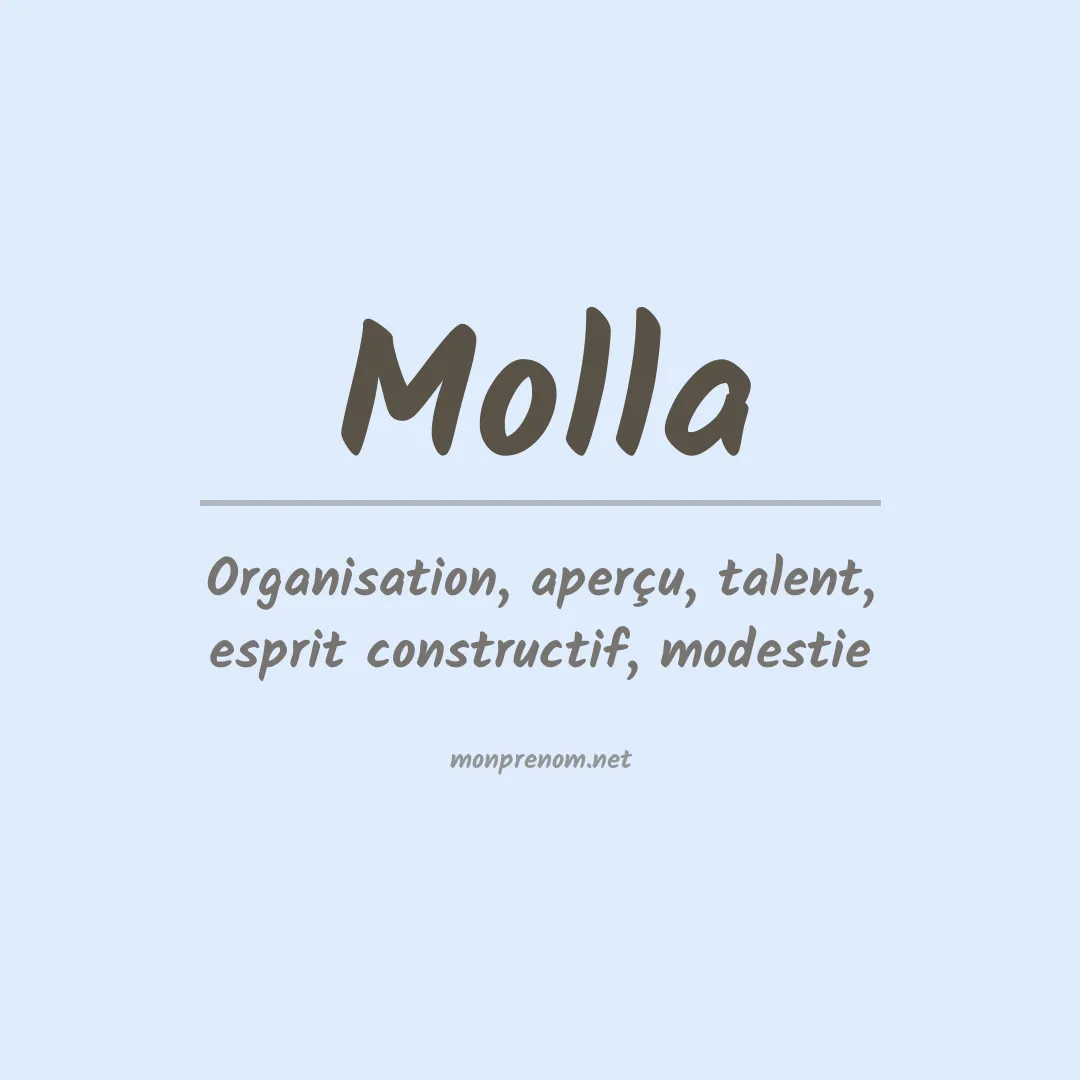 Prénom Molla
