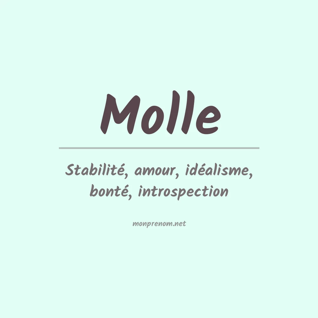 Prénom Molle