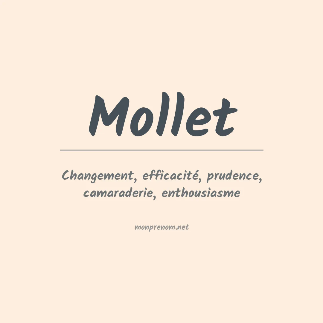 Prénom Mollet