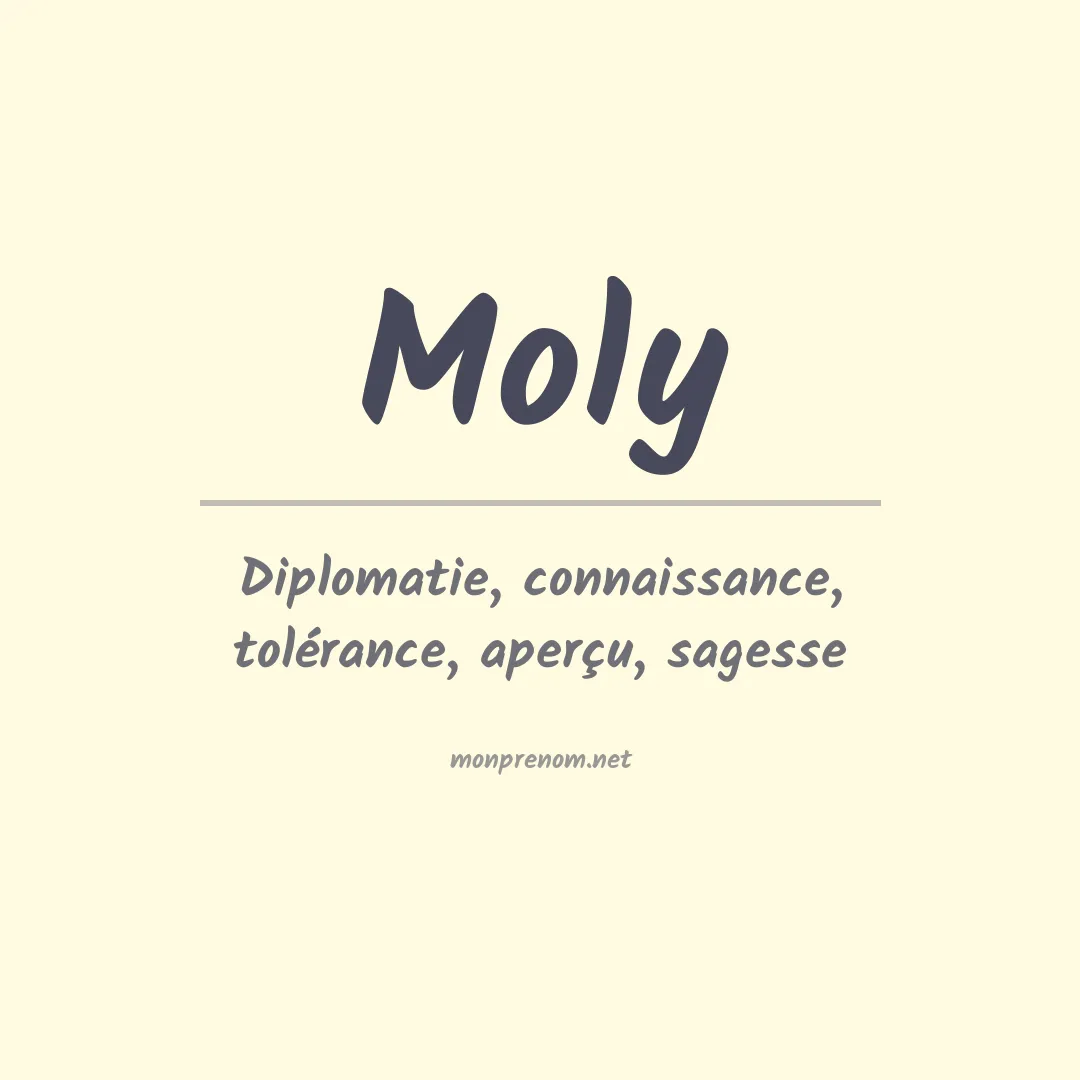 Prénom Moly