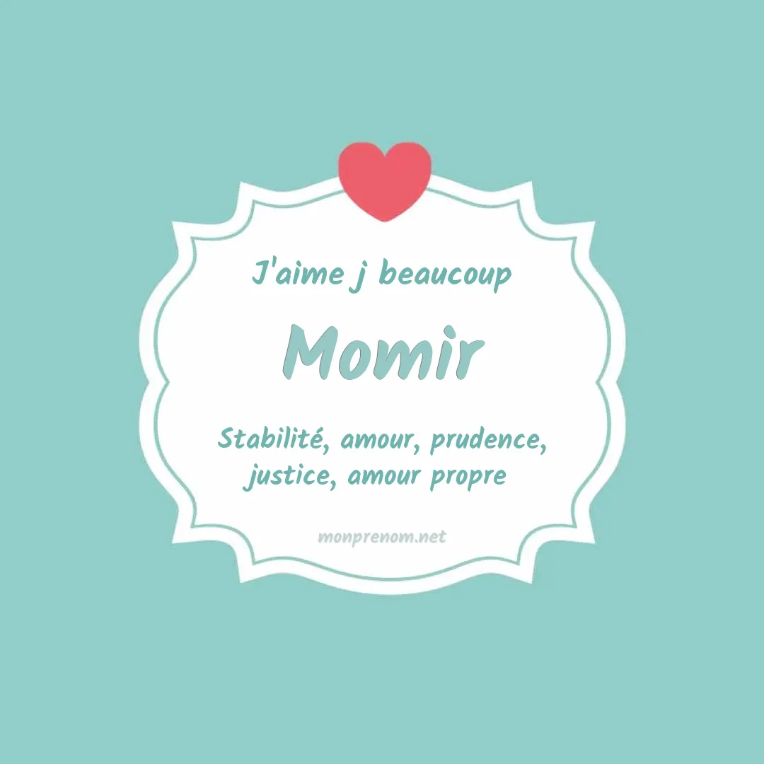 J'aime beaucoup Momir