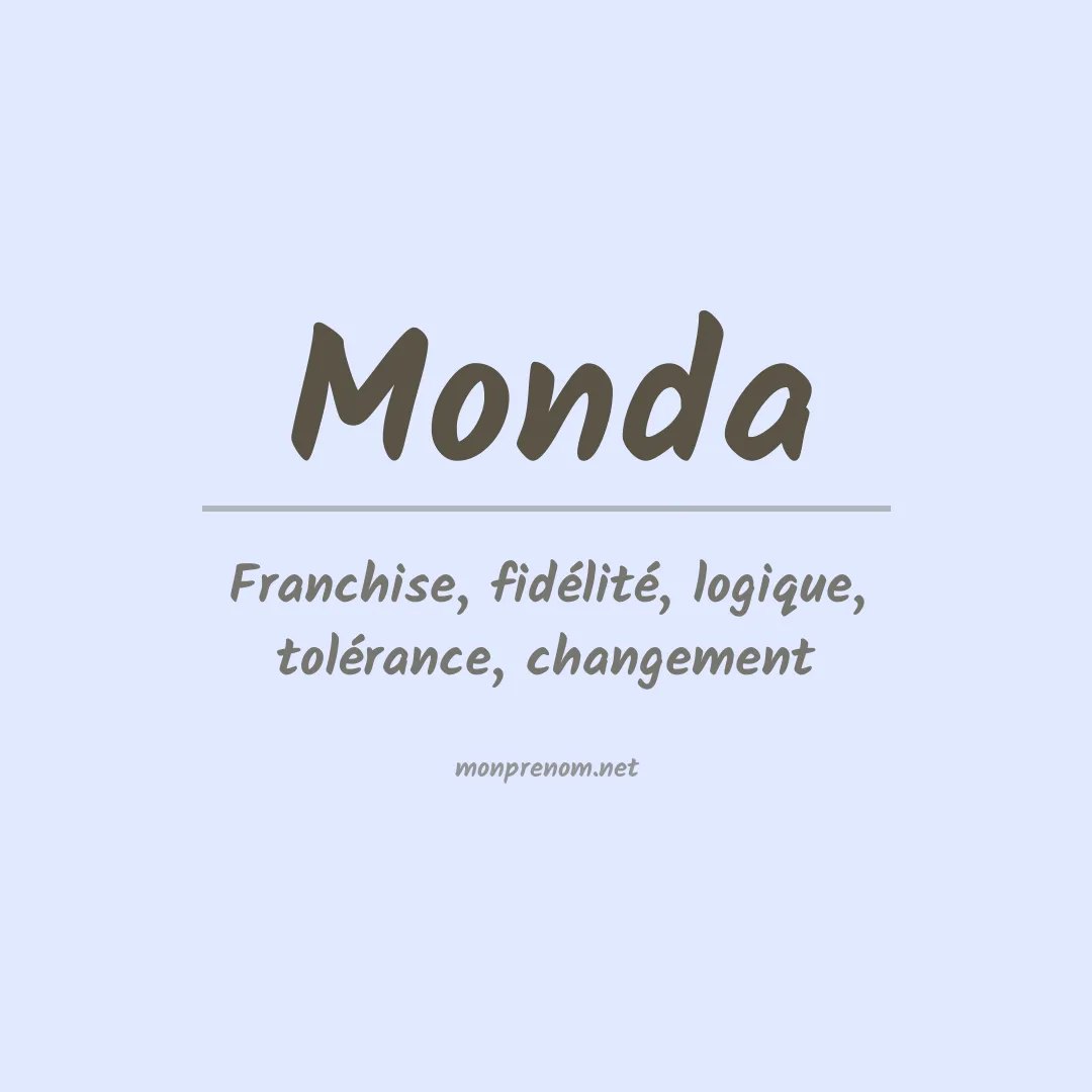 Prénom Monda