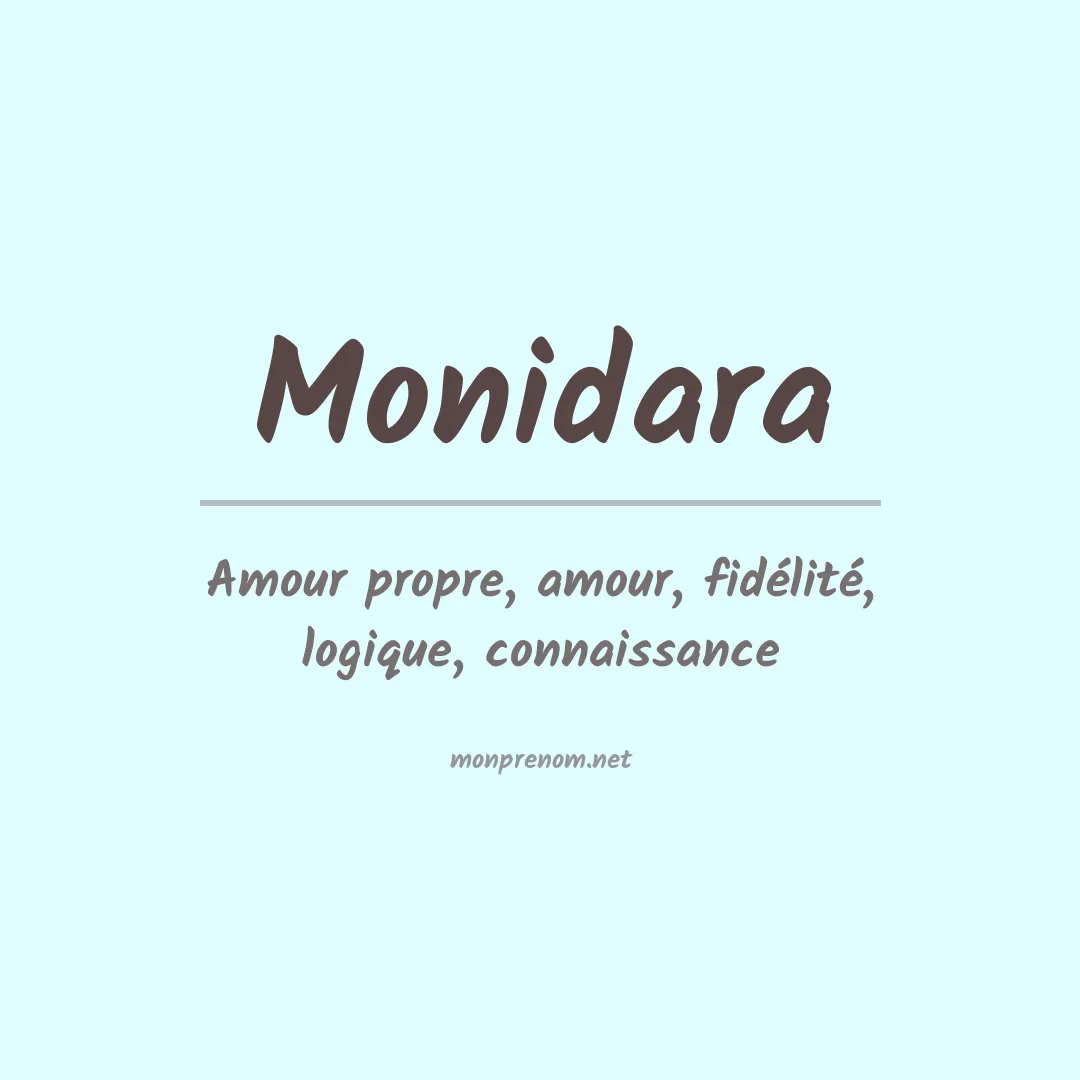 Signification du prénom Monidara