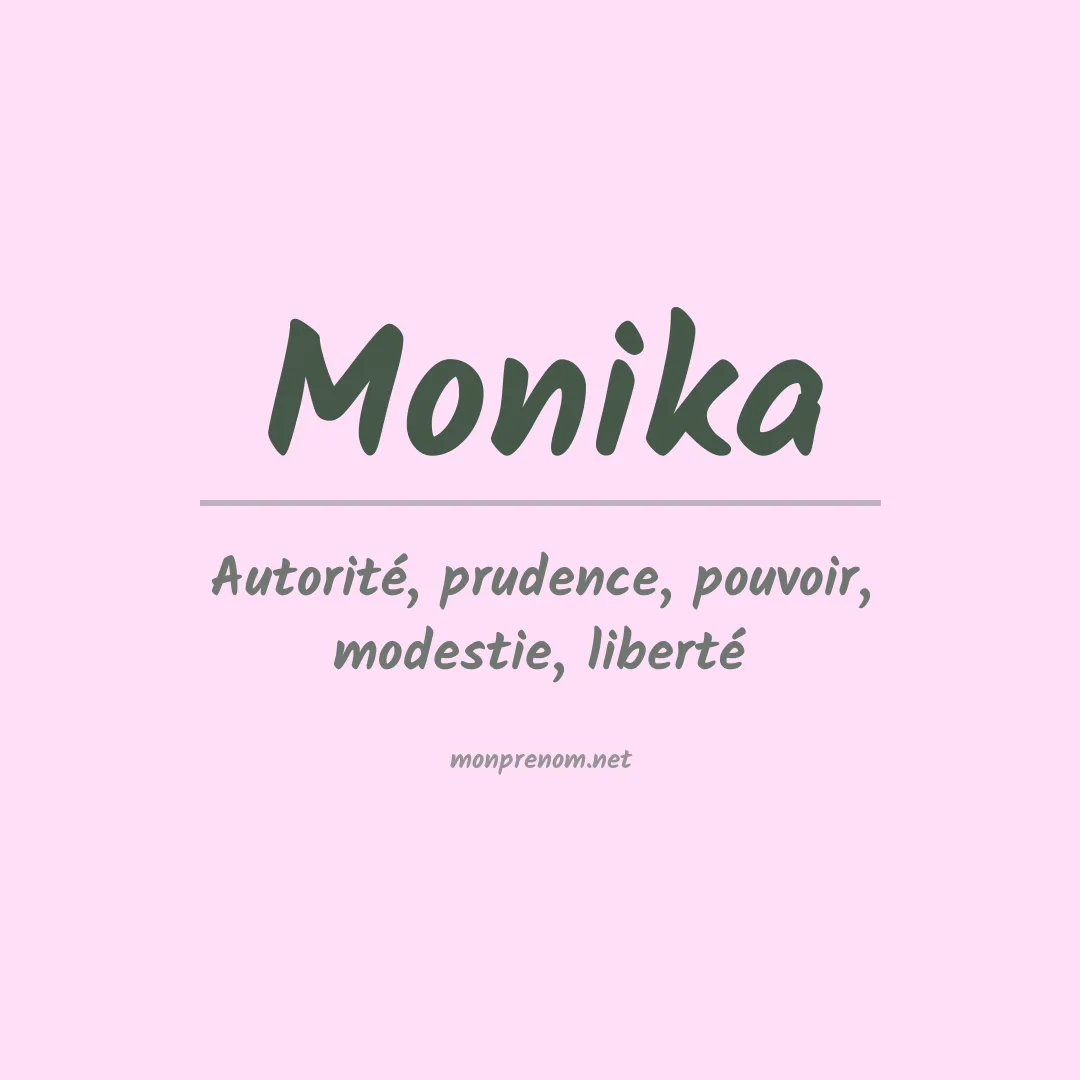 Prénom Monika