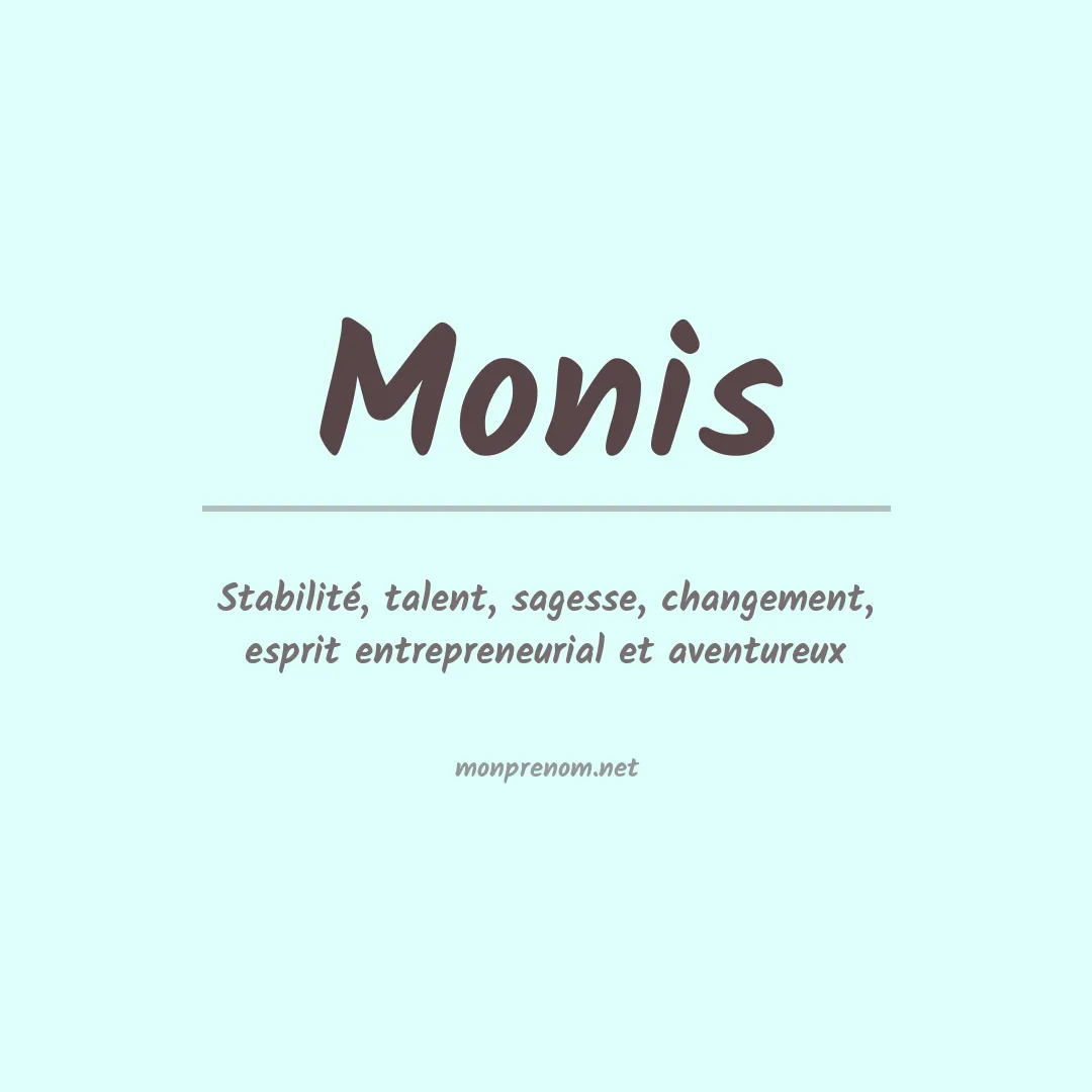 Prénom Monis