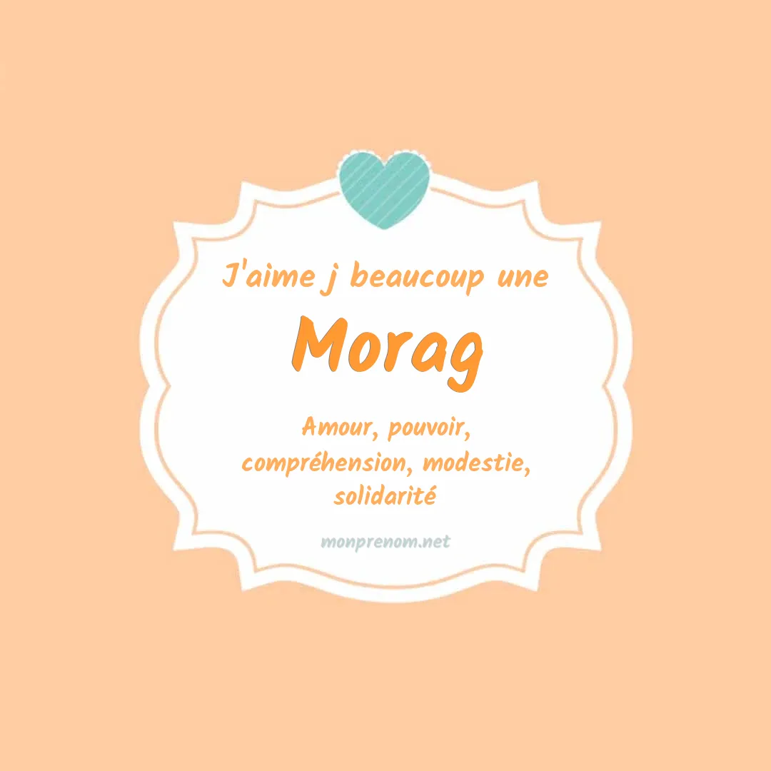 J'aime beaucoup Morag