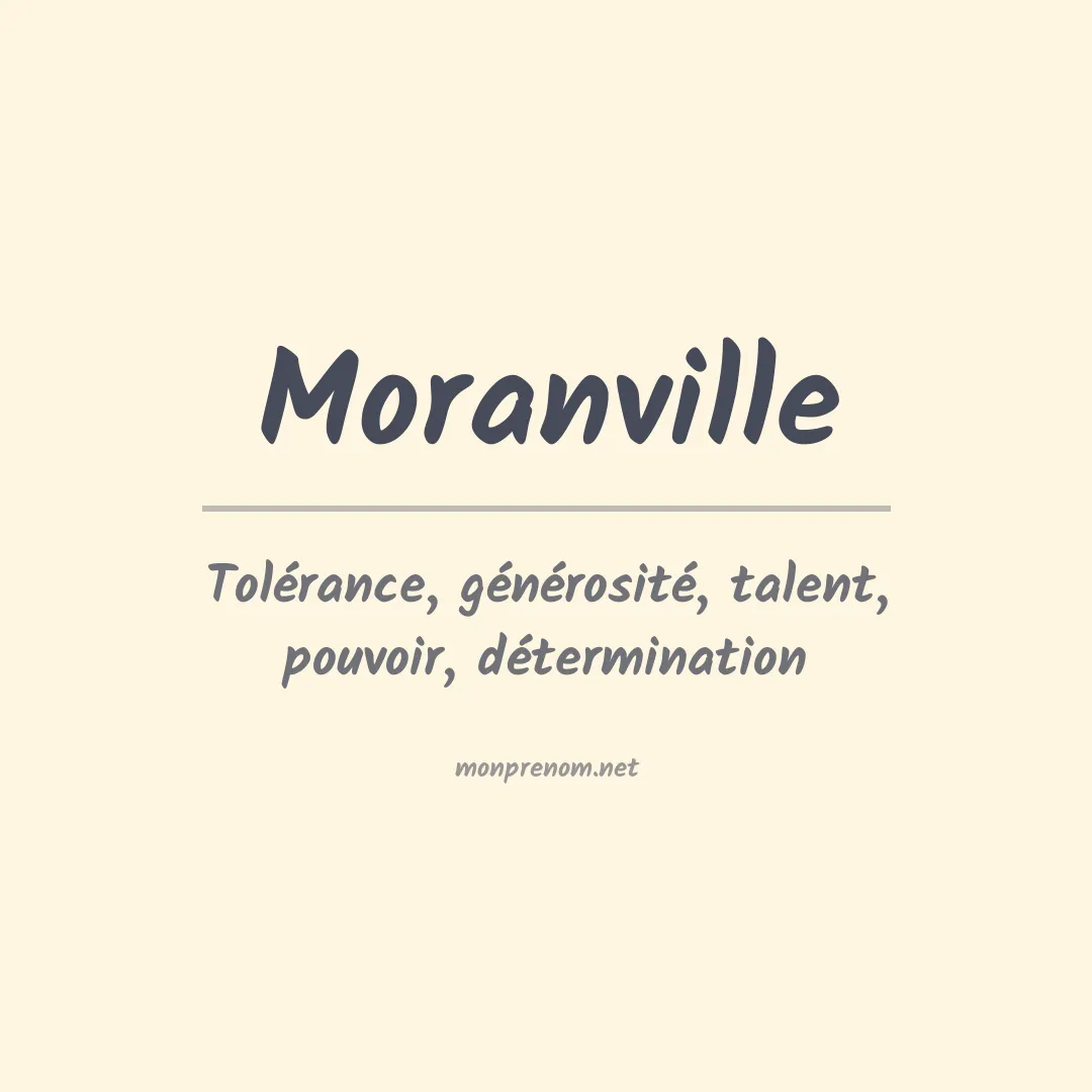 Prénom Moranville