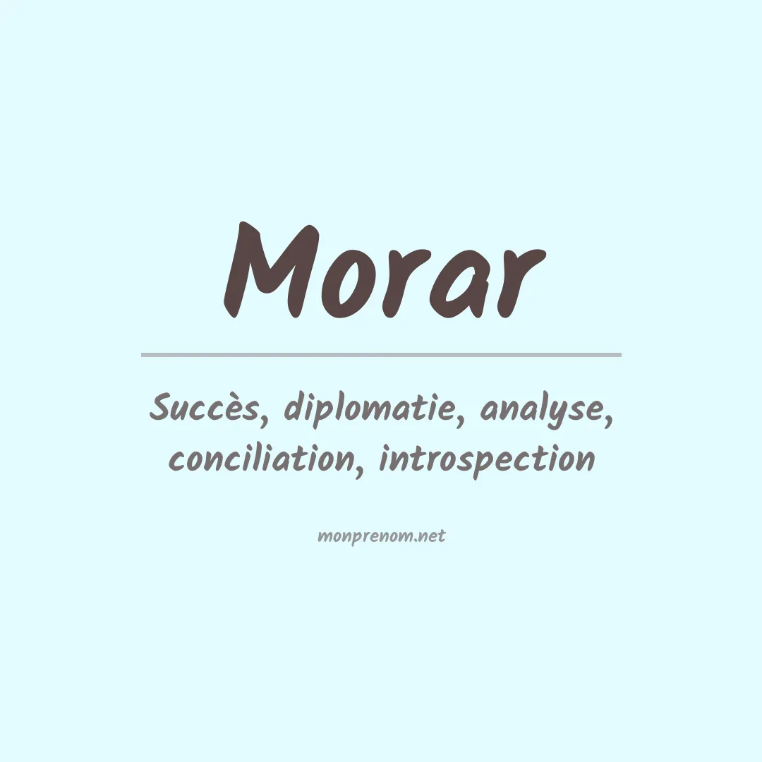 Prénom Morar