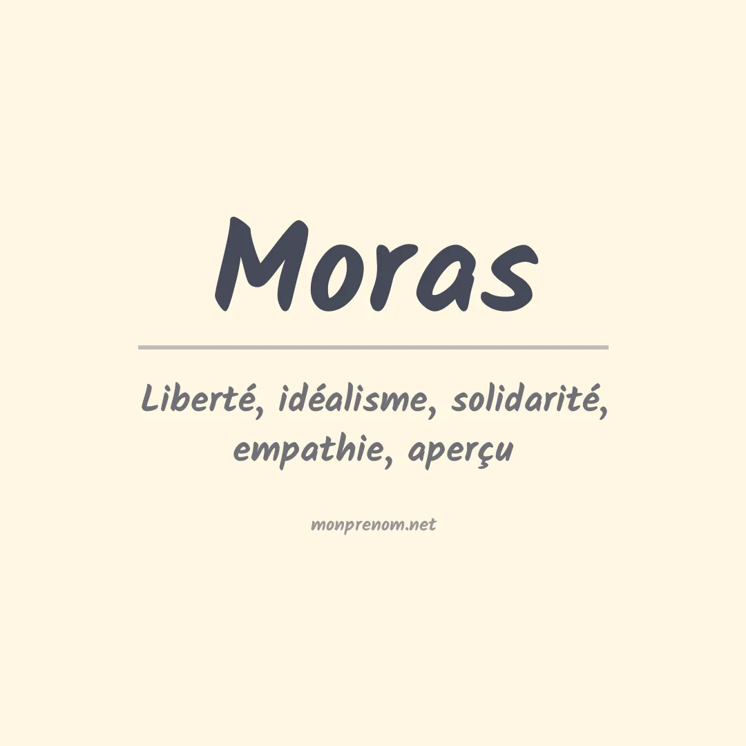 Prénom Moras