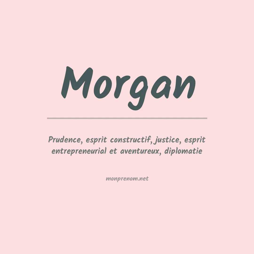 Prénom Morgan