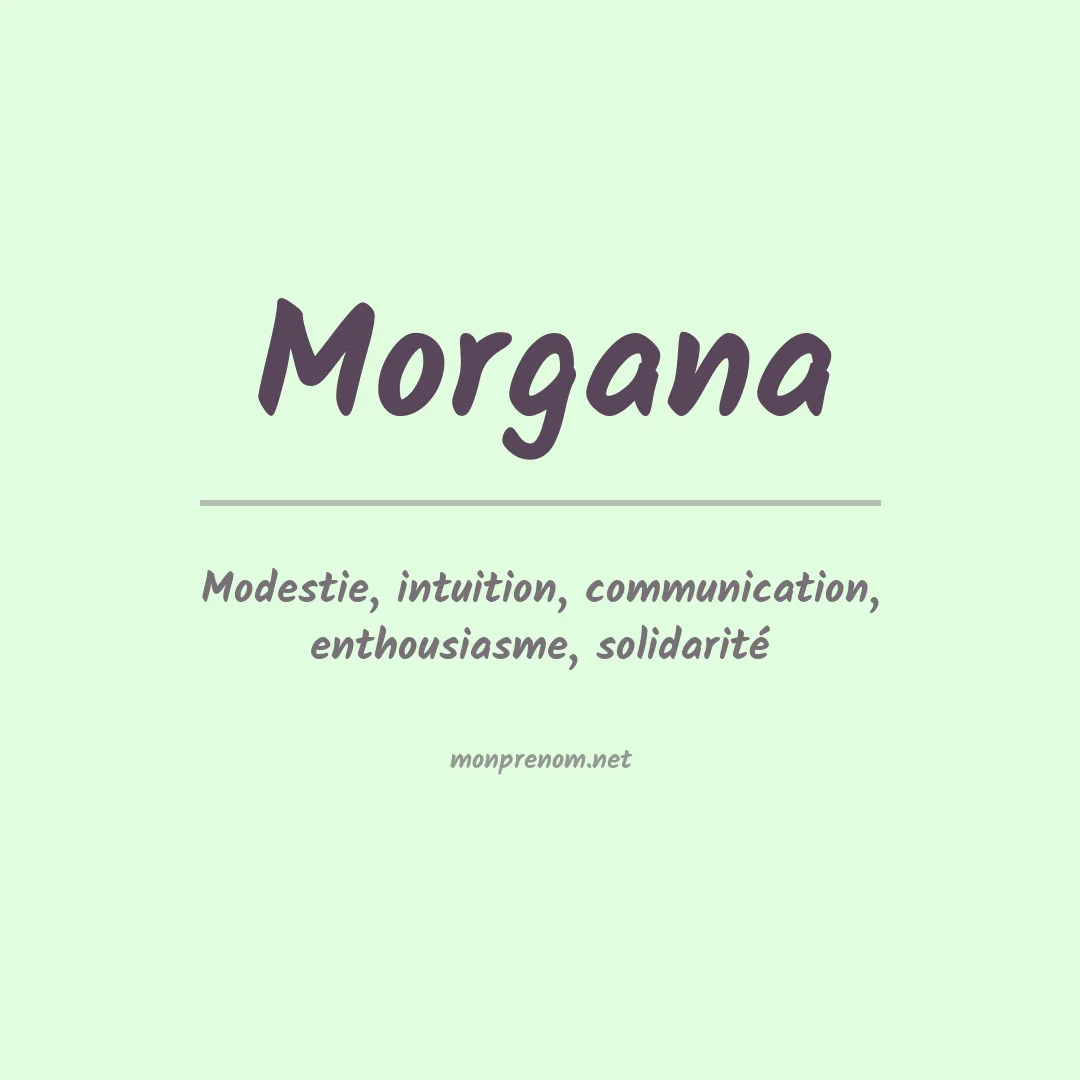 Prénom Morgana