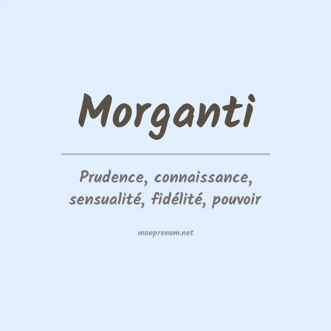 Prénom Morganti
