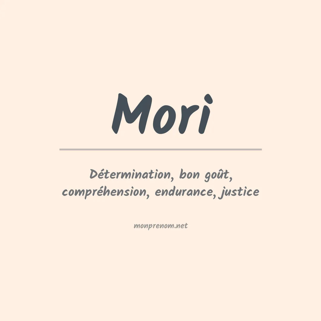 Prénom Mori