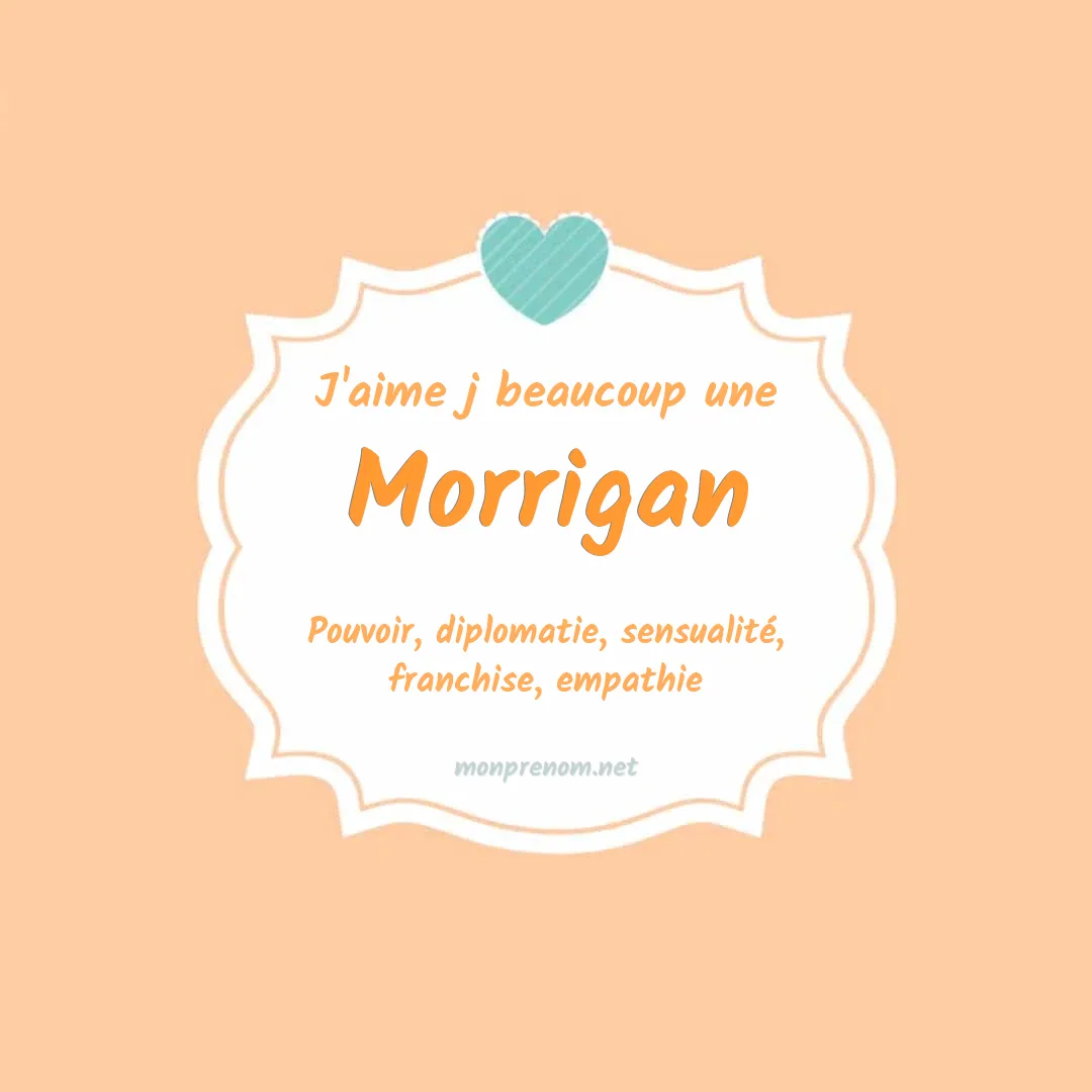 J'aime beaucoup Morrigan