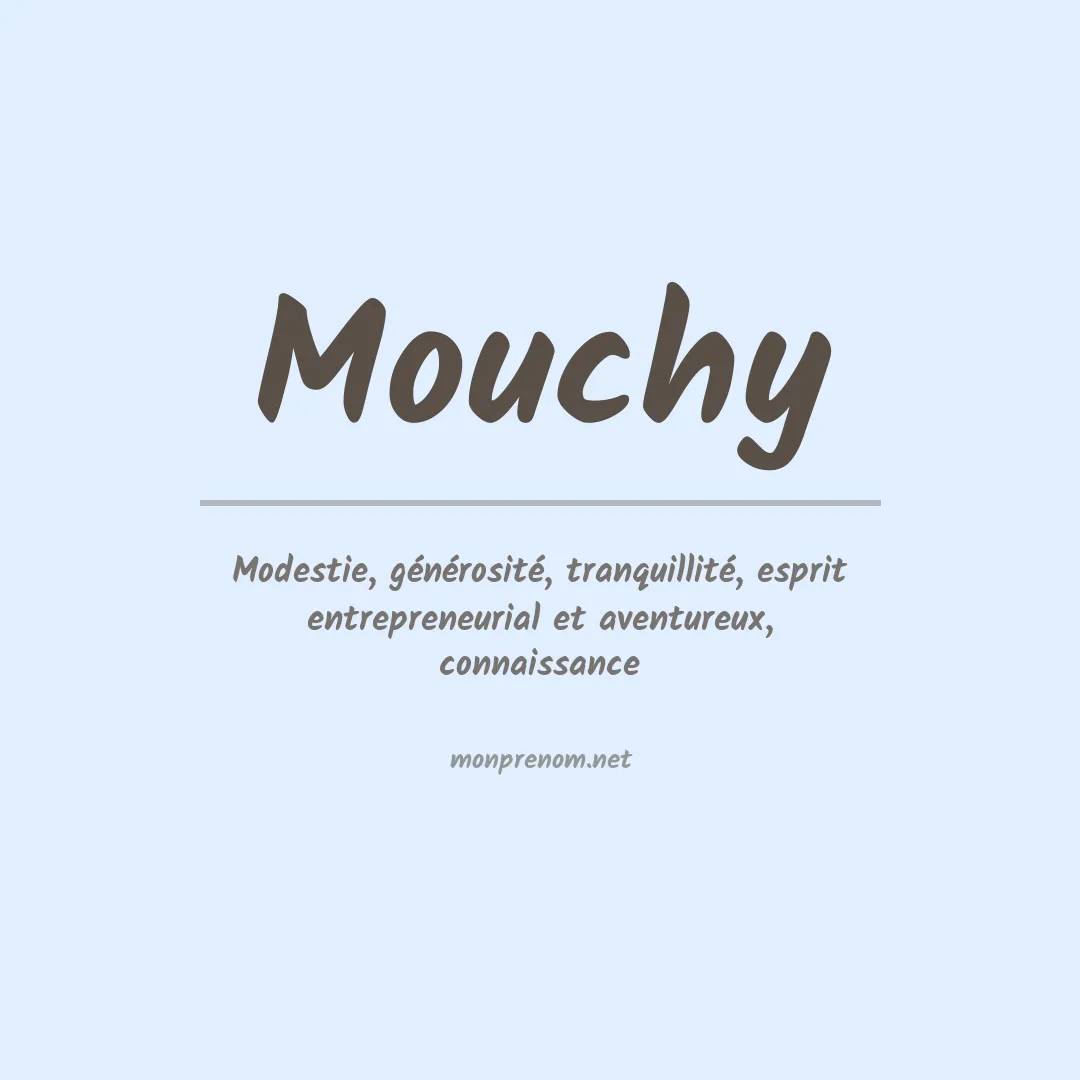 Prénom Mouchy