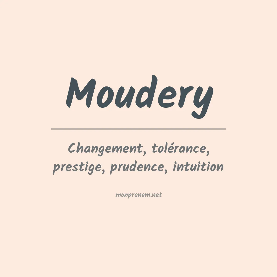 Prénom Moudery