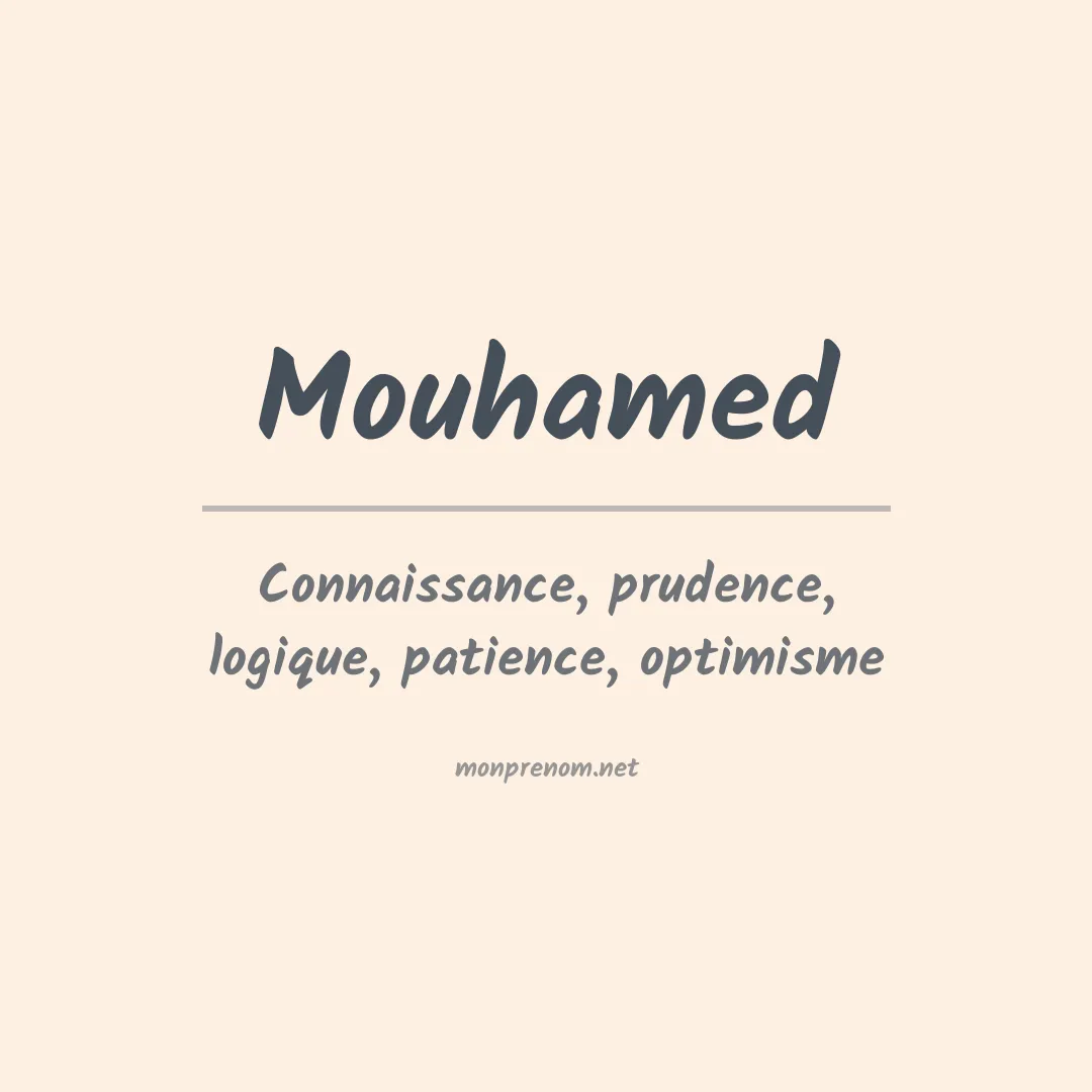Prénom Mouhamed