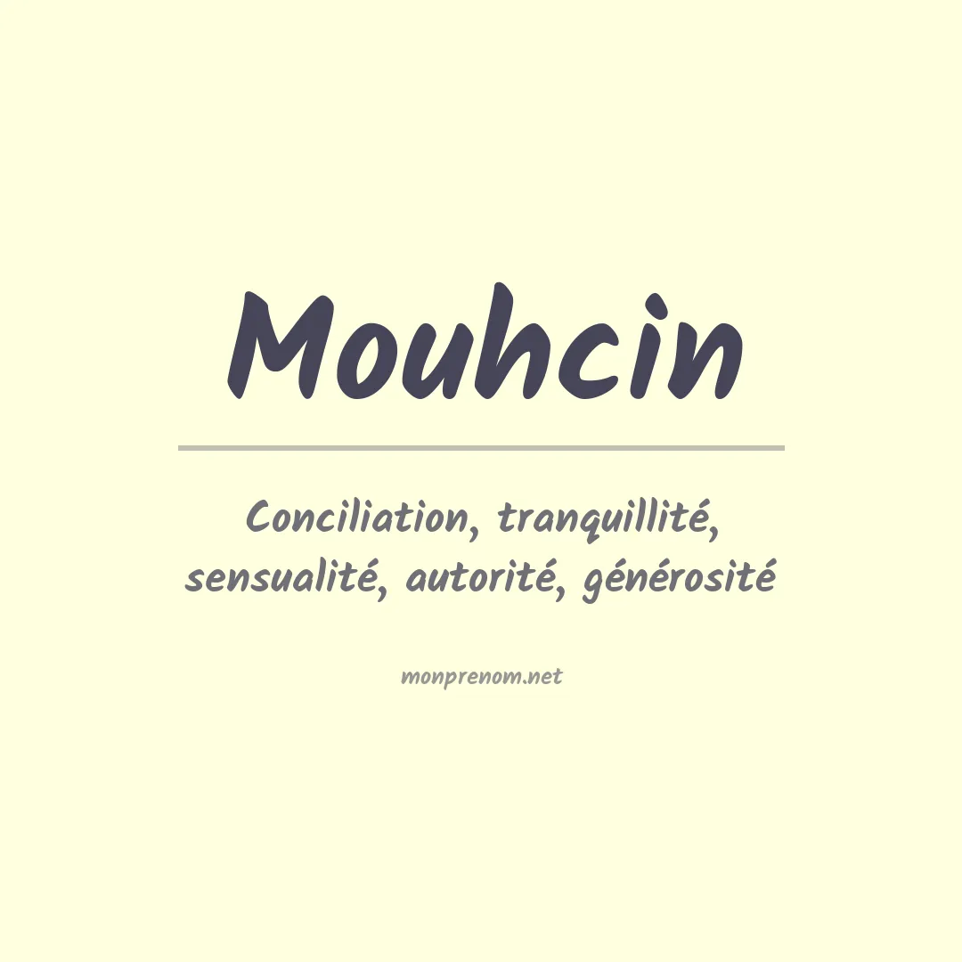 Prénom Mouhcin