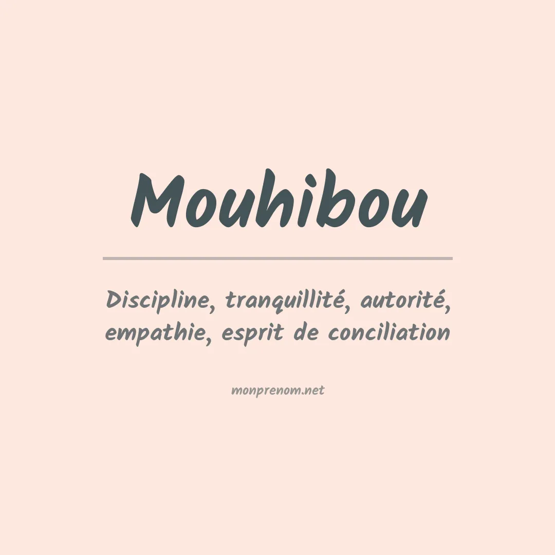 Signification du prénom Mouhibou