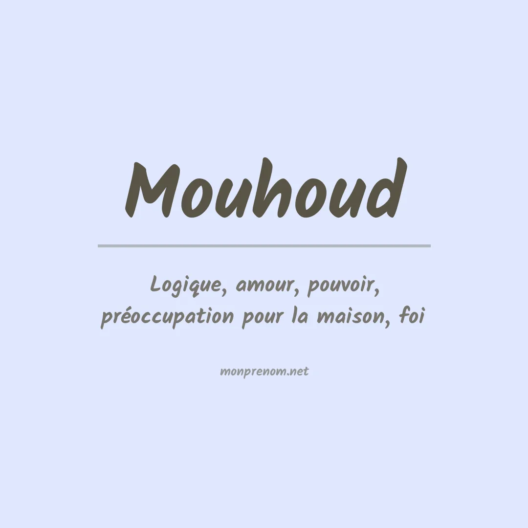 Prénom Mouhoud