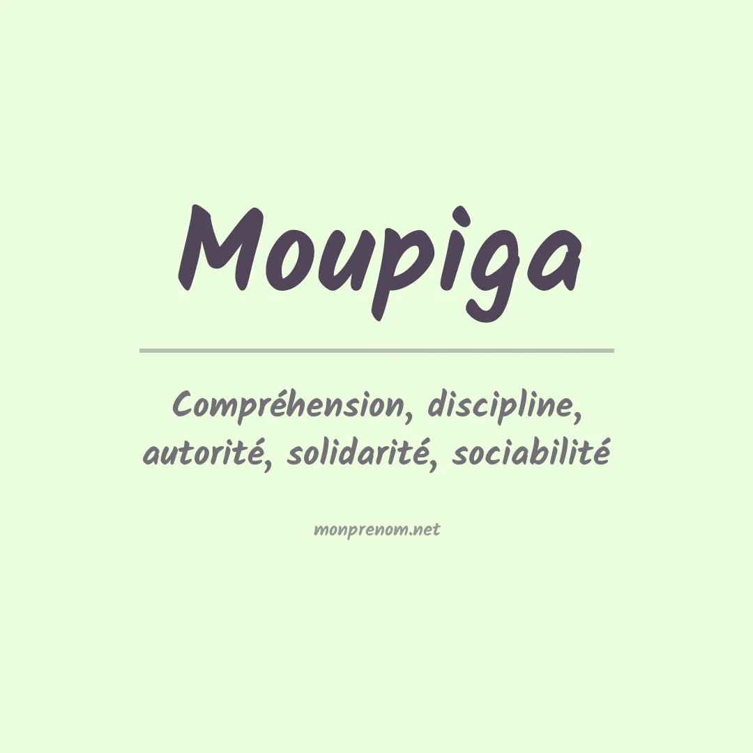 Prénom Moupiga