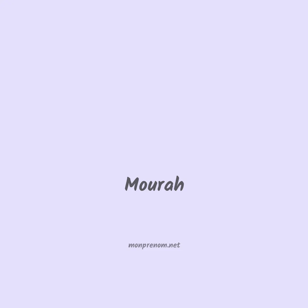 Mourah en chinois