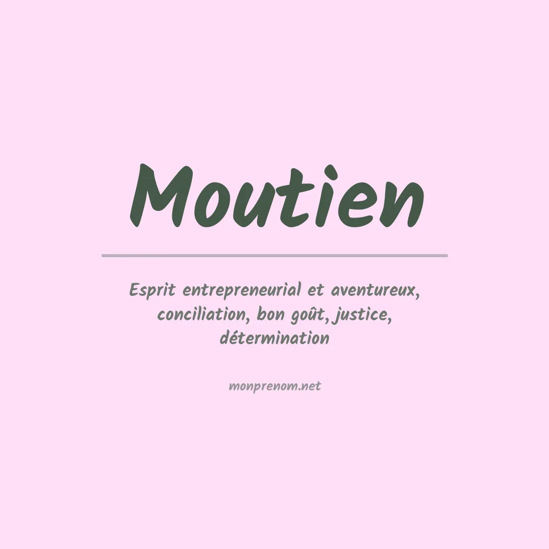 Prénom Moutien