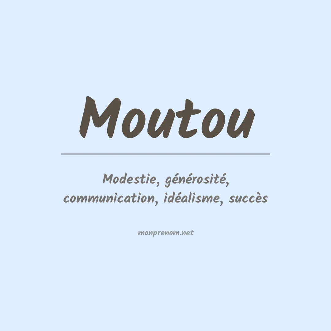 Prénom Moutou
