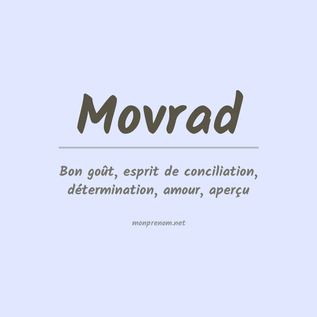 Prénom Movrad