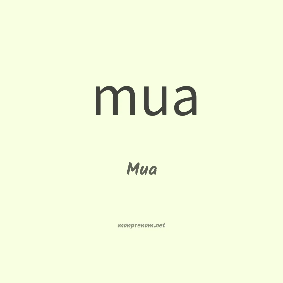 Mua en chinois