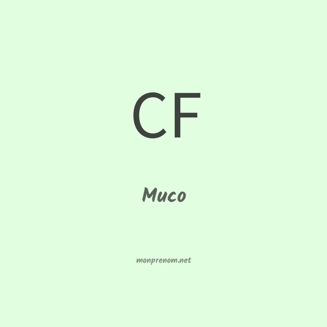 Muco en chinois
