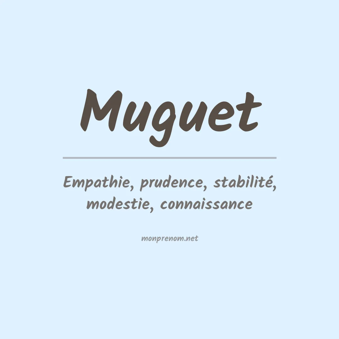 Signification du prénom Muguet