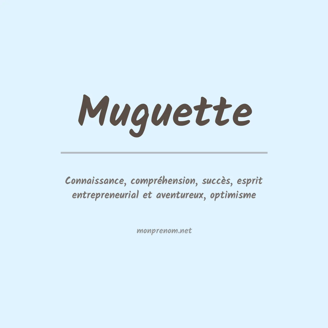 Prénom Muguette