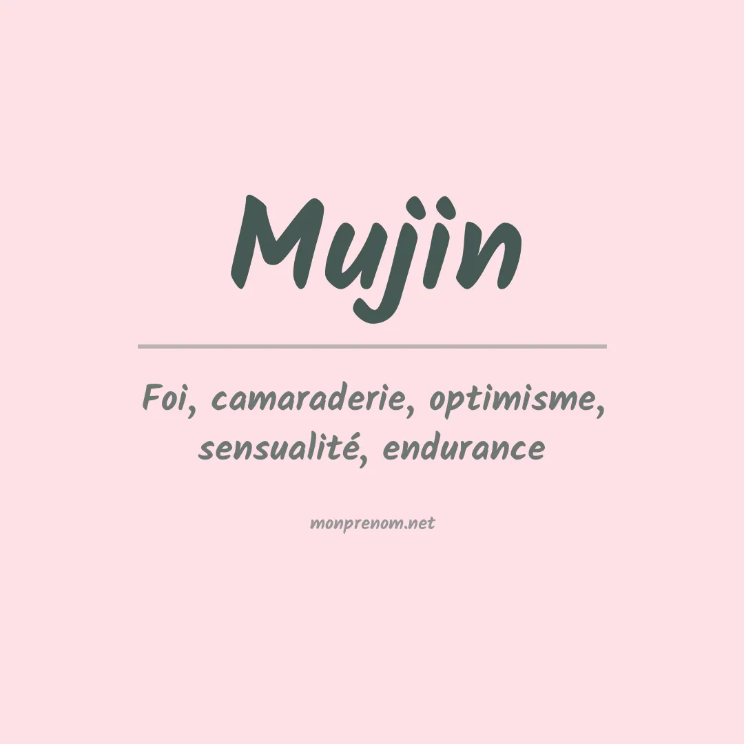 Prénom Mujin