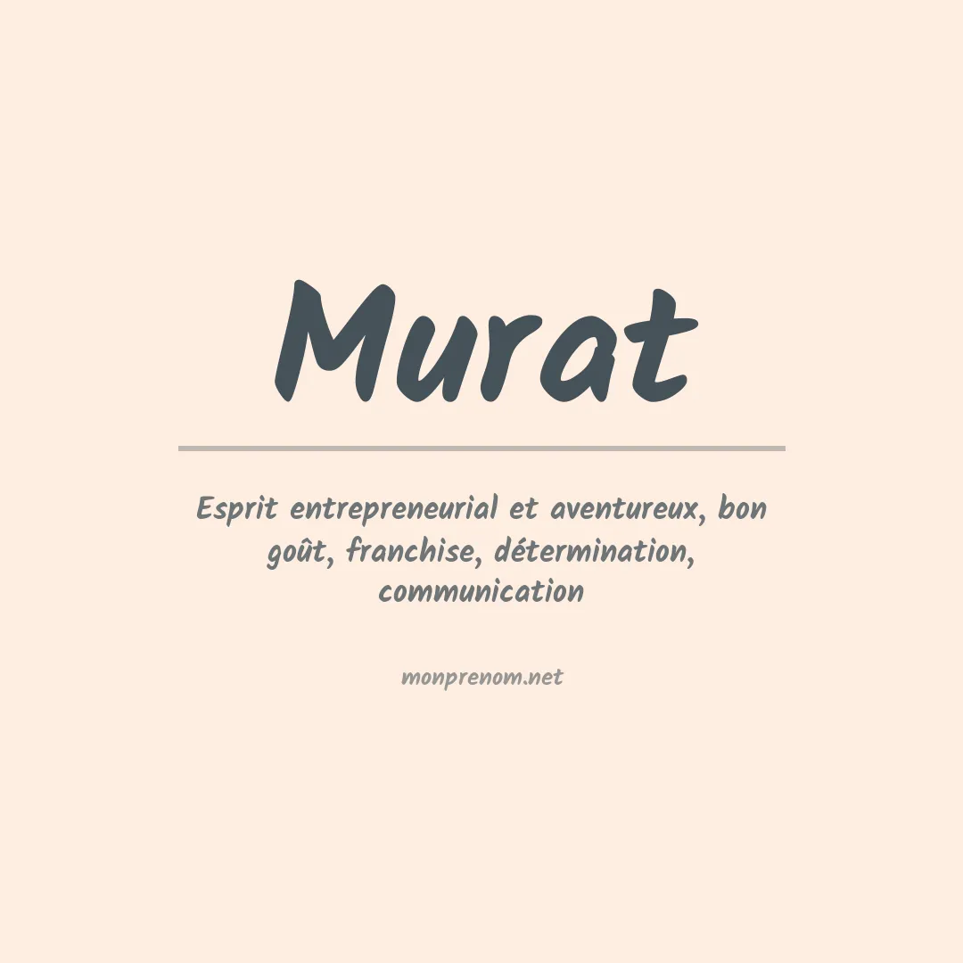 Prénom Murat