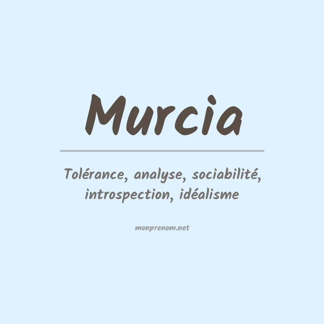 Prénom Murcia